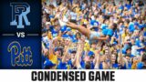 Rhode Island vs. Pitt Condensed Game | 2022 ACC Football
