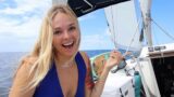 Sailing My New 31ft Boat to an Island for the First Time and Getting a Mooring! | Captain Christa |