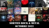 Sorties Albums Rock & Metal Octobre 2022