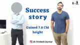 Success story ,gained 7.8 cm height review after 7 months.#heightincreaseinfo #limblengthening