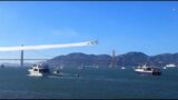 THE BLUE ANGELS OVER SAN FRANCISCO GOLDEN GATE BRIDGE AND BAY – FLEET WEEK SF 2019 SNIPPETS