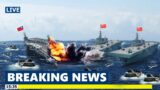Taiwan Panic after China PLA Navy Deploys Full Dual Amphibious Assault Ship Group near Coast Taiwan