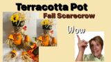 Terracotta Pot Fall Scarcrow
