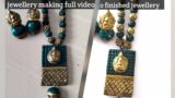 Terracotta jewellery making For beginners / full video