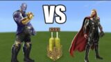 Thanos Vs Thor | Minecraft PE Avengers Infinity War