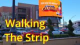 The Las Vegas Strip Walking Tour on 10/7/22 around 10am in 4k.  Showgirls and cowboys were out.