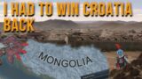 The Mongols took this viewers Kingdom of Croatia…