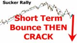 This is A Fools Bounce-  MAJOR CRACK IS COMING