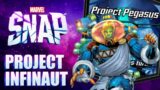 Turn 1 Infinaut with Featured Project Pegasus Location – Marvel Snap Gameplay