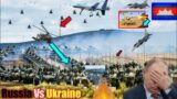 Ukraine war | Ukrainian Jet And Helicopter Attack on Russian Military Vehicles And Police Vehicles..