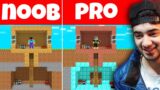 Underground Security House Build Battle – Noob vs Pro [Minecraft]