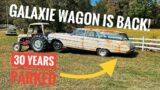 V8 Floor Shifted Galaxie wagon returns! Can the engine be saved after 30 years in a junkyard!