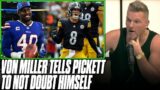 Von Miller Says Kenny Pickett & Steelers Aren't As Much Of An Underdog As People Think | Pat McAfee