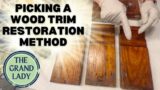 WOOD TRIM RESTORATION – Trying recommended methods