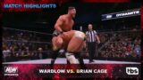 Wardlow And Brian Cage Faceoff In A Big Man Brawl