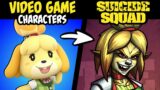 What if FAMOUS VIDEO GAME CHARACTERS Were on the SUICIDE SQUAD?! (Stories & Speedpaint)