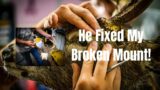 Whitetail Taxidermy: He Fixed My Broken Mount!
