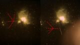 XKINET #72 Unidentified Spacecrafts observed moving/passing through M42 Orion Nebula.