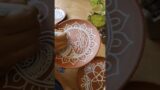 diwali diy terracotta plates #youtubeshorts #diycrafts