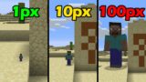 how players with different heights loot desert pyramid