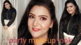 party makeup look/Birthday party makeup/ simple makeup/kousar muhin