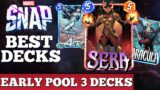 10 Marvel Snap EARLY POOL 3 DECKS that are ABSOLUTELY BROKEN