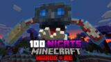 100 Nights in a Horror Minecraft World…