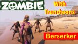 Conan exiles Blood War and Sand zombies with Armor & Truncheon Busty