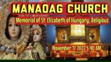 Our Lady Of Manaoag Live Mass Today – 5:40 AM November 17, 2022