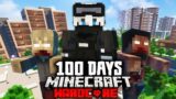 I Survived 100 Days in a Zombie Outbreak in Hardcore Minecraft