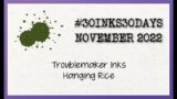18. Troublemaker Hanging Rice – #30inks30days November 2022