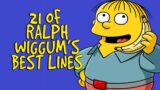 21 of Ralph Wiggum's Best Lines From "The Simpsons"