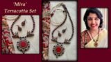 'Mira' Terracotta Jewellery Set | Paint & Assemble | Clay Jewellery