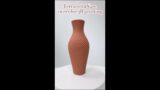 3D Printing Vase Terracotta Colored Vase For Home Decoration