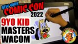 9 Year Old Autistic Savant – Masters Wacom Cintiq Pro 16 at New York Comic Con NYCC 2022