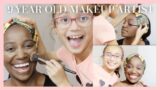 9-Year-Old Daughter Does My Makeup! // Little Makeup Artist In The Making?! Kids Makeup Tutorial