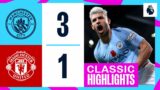 AN AGUERO THUNDERSTRIKE! | Man City 3 – 1 Man United | Classic Highlights