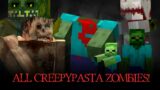 All Creepypasta ZOMBIE Sightings! Minecraft Creepypasta