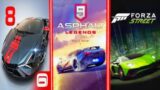 Asphalt 9 Legends vs Asphalt 8 and Forza Street || Top 3 Car Racing Game