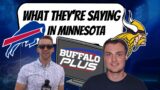 BILLS vs VIKINGS preview: What THEY are saying in MINNESOTA with Matthew Coller