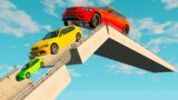 Big & Small Cars vs ROAD OF DEATH #1 / BeamNG Drive / Perfect Crash