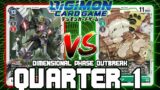 BlackWarGreymon X VS Jijimon!! | Digimon Card Game: BT-11 Dimensional Phase Outbreak (QUARTER 1)