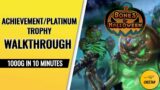 Bones of Halloween – Achievement/Platinum Trophy Walkthrough (1000G IN 10 MINUTES)