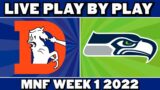 Broncos vs Seahawks Monday Night Football: Live