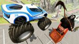 Cars vs Grim Reaper on Super Ramp – BeamNG Drive Gameplay