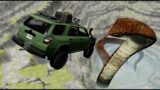 Cars vs Leaf of Death vs Giant Snakes – BeamNG.drive