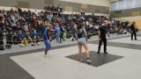 Christy's First Jiu-jitsu Tournament Match(watch to the end)