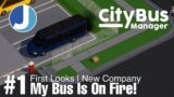 City Bus Manager | Episode 1 | My Bus Is On Fire!