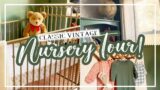 Classic vintage nursery for baby boy! Thrifted, gifted and handmade | NURSERY TOUR + ORGANIZATION