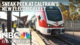 Close-Up Look at Caltrain's New Electric Fleet